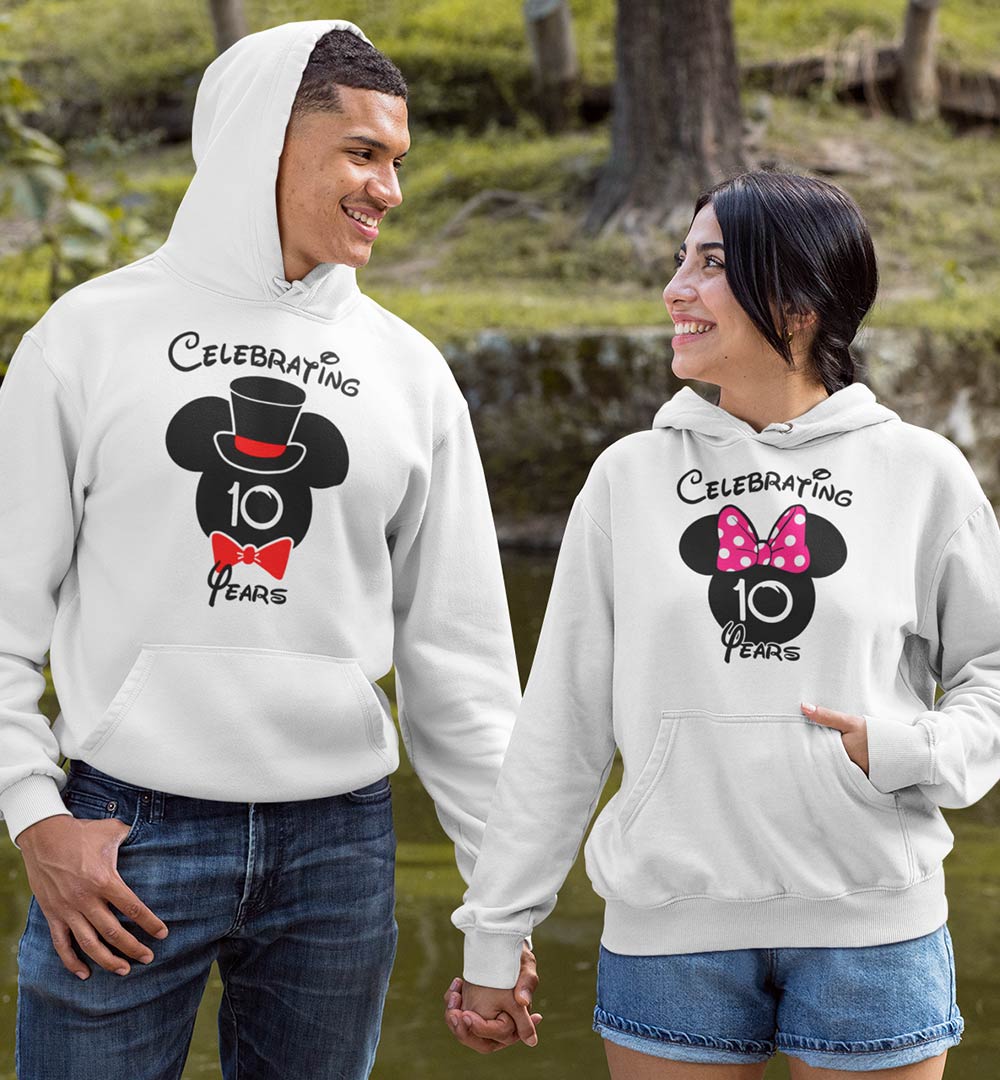 Couples Boyfriend-Girlfriend minnie/mickey matching Sweatshirts Anniversary Gift Christmas Gift Honeymoon Gift Valentines Day gift