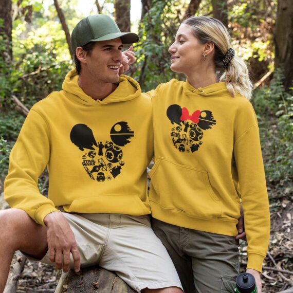 Star War Disney Matching Couple Hoodies Disney Vacation Couple Shirt