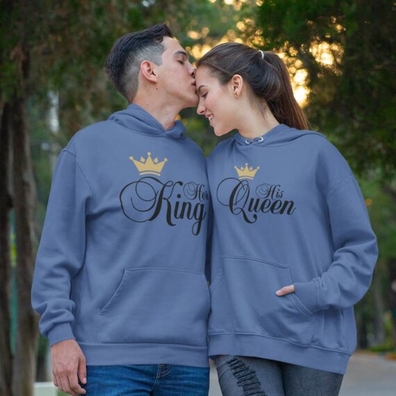 Valentines Matching Couple Hoodies| King And Queen Couple Shirt| Best Gifts For Couple